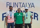 Manisa Büyükşehir Belediyespor Kulübü’nün şampiyon atleti Ahmet Bayram Maratonda ipi gögüsledi